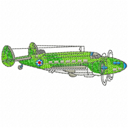 Airplanes Embroidery Design 7